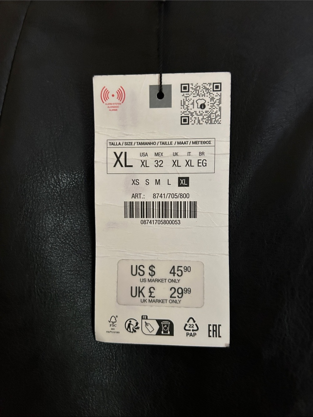 Zara Black Skirt Size XL - Tagged